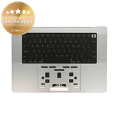 Oberer Tastaturrahmen für MacBook Pro 16" A2780 (2023), mit US-Tastatur und Akku, Silver, 661-32190, Genuine Apple