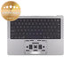 Oberer Tastaturrahmen für MacBook Pro 14", A2918 (2023), mit US-Tastatur und Akku, Space Gray, 661-35708, Genuine Apple