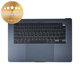 Oberer Tastaturrahmen für MacBook Air 15", A3114 (2024), mit US-Tastatur und Akku, Midnight, 661-40269, Genuine Apple