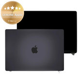 LCD-Display für MacBook Pro 16", A3403 (2024), mit Frontglas und Deckel, Space Black, 661-42325, Genuine Apple