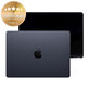 LCD-Display für MacBook Air 13", A3240 (2025), mit Frontglas und Deckel, Midnight, 661-50105, Genuine Apple