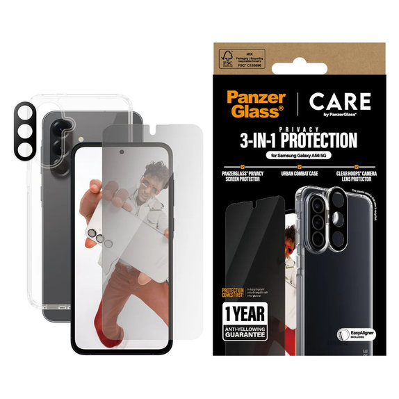 Bundle 3-in-1 Privacy für Samsung Galaxy A56 5G, PanzerGlass