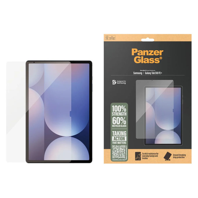 Panzerglas UWF für Samsung Galaxy Tab S10 FE+, Klar, PanzerGlass