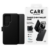 Hülle Wallet Tango Two-In-One mit QI für Samsung S26 Ultra, schwarz, CARE