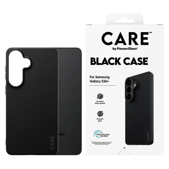 Hülle TPU für Samsung Galaxy S26+, Schwarz, PanzerGlass