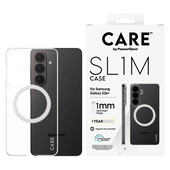 Hülle SL1M für Samsung Galaxy S26+, Transparent, PanzerGlass