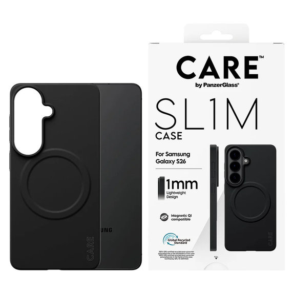 Hülle SL1M für Samsung Galaxy S26, Schwarz, PanzerGlass