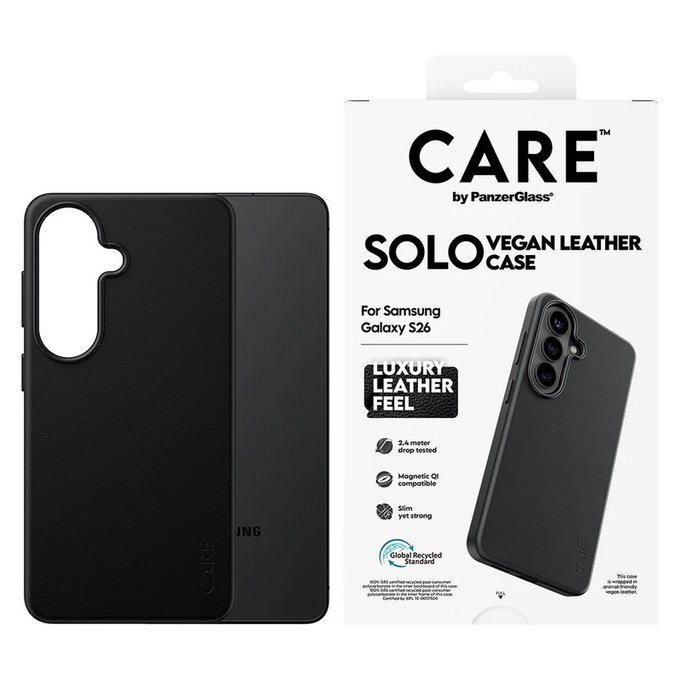 Hülle Solo für Samsung Galaxy S26, Schwarz, PanzerGlass