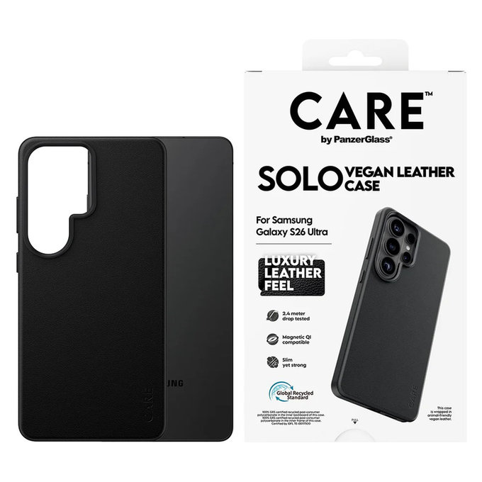 Hülle Solo für Samsung Galaxy S26 Ultra, Schwarz, PanzerGlass