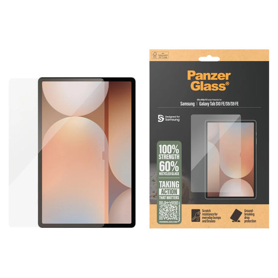 Panzerglas UWF für Samsung Galaxy Tab S10 FE/S9/S9 FE, Klar, PanzerGlass