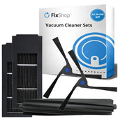 Ersatzteilset für Ecovacs Deebot X2 Omni (1x Hauptbürste, 2x Filter, 2x Seitenbürste)