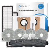 Ersatzteilset für Xiaomi Dreame L10s Ultra, Xiaomi Dreame L10s Pro (1x Hauptbürste, 2x Filter, 2x Seitenbürste, 4x Wischtuch, 2x Staubbeutel)