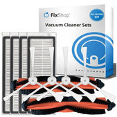 Ersatzteilset für Xiaomi Mi Robot Vacuum Mop Essential (Mijia G1) (2x Hauptbürste, 4x Filter, 4x Seitenbürste)