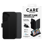 Hülle Wallet Kickstand für Samsung Galaxy A37, Schwarz, PanzerGlass