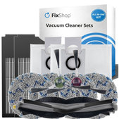 Ersatzteilset für Ecovacs X1 Omni, T10 (1x Hauptbürste, 2x Filter, 2x Seitenbürste, 4x Wischtuch, 2x Staubbeutel)