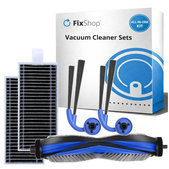 Ersatzteilset für Ecovacs Deebot X11 Pro, X11 (1x Hauptbürste, 2x Filter, 2x Seitenbürste)