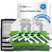Ersatzteilset für iRobot Roomba e-series, i-series, j-series (2 Paare Hauptbürsten, 4x Filter, 4x Seitenbürste, 4x Staubbeutel)