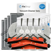 Ersatzteilset für Xiaomi Robot Vacuum H40 - Complete set XL (2x Hauptbürste, 4x Filter, 4x Seitenbürste, 8x Wischtuch, 4x Staubbeutel)
