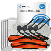 Ersatzteilset für Xiaomi Robot Vacuum S40 Pro (2x Hauptbürste, 4x Filter, 4x Seitenbürste, 8x Wischtuch)
