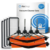 Ersatzteilset für Xiaomi Robot Vacuum X20 Max, X20 Pro (2x Hauptbürste, 4x Filter, 4x Seitenbürste)