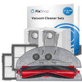 Ersatzteilset für Xiaomi Roborock Q10 VF, Q10 VF+, S8 Pro, S8 Pro Plus (1x Hauptbürste, 2x Filter, 2x Seitenbürste, 2x Wischtuch, 2x Staubbeutel)
