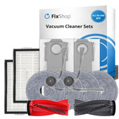 Ersatzteilset für Roborock G20s Ultra, Saros 10R, 20 (1x Hauptbürste, 2x Filter, 2x Seitenbürste, 4x Wischtuch, 2x Staubbeutel)