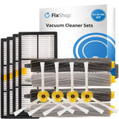 Ersatzteilset für iRobot Roomba 800, 900-series (2 Paare Hauptbürsten, 4x Filter, 4x Seitenbürste)