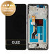Display für Motorola Moto G86 5G, Touchscreen-Glas mit Rahmen, Cosmic Sky, 5D68C30475, Genuine Service Pack