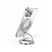 Klappbarer magnetischer Handy-Ringhalter, silber