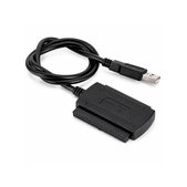 USB 2.0 auf IDE / SATA Adapter für 2,5" und 3,5" HDD/SSD, mit EU-Netzteil
