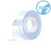 Doppelseitiges wasserfestes Klebeband, 20mm x 5m x 2mm, transparent