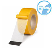 Doppelseitiges Gitterklebeband, 20mm x 20m, transparent