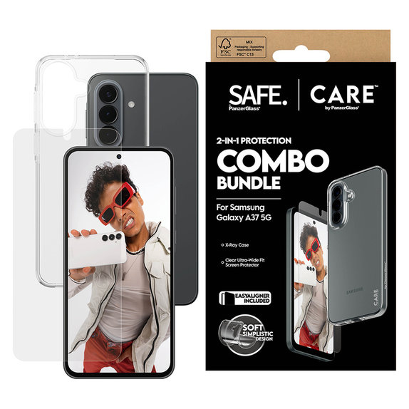 Bundle 2-in-1 für Samsung Galaxy A37, PanzerGlass