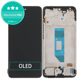 Display OLED für Xiaomi Redmi Note 14 4G, Black, Touchscreen-Glas mit Rahmen