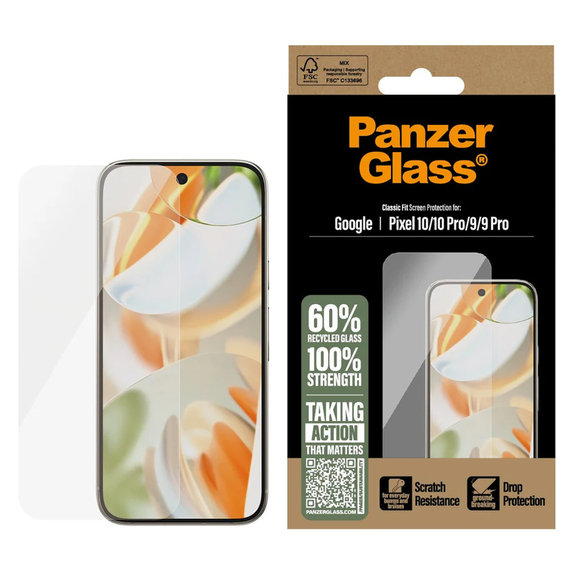 Panzerglas für Google Pixel 10/10 Pro/9/9 Pro, Klar, PanzerGlass