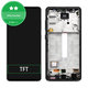 Samsung Galaxy A52 5G A526B, A52s 5G A528B - LCD Display + Touchscreen Front Glas + Rahmen (Awesome Black) TFT