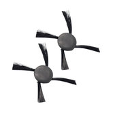 Seitenbürste, 2 Stk., Schwarz für Vorwerk Kobold VR100, Neato Botvac D3,D4, D5, D6, D7, D8, D9, D10