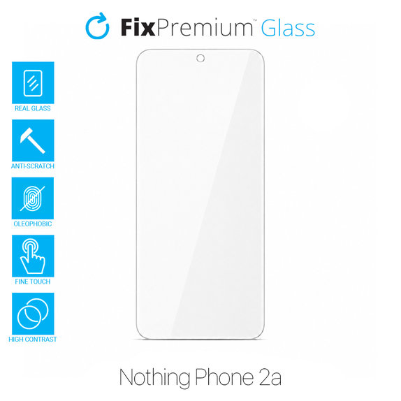 FixPremium Glass - Gehärtetes Glas für Nothing Phone (2a)