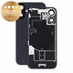 Glas der Rückabdeckung für iPhone 16, Black, Pulled A