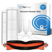 Ersatzteilset für Xiaomi Robot Vacuum S10, S10 EU, S12 (1x Hauptbürste, 2x Filter, 2x Seitenbürsten)