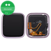 LCD Display + Touchscreen + Rahmen (Orchid) für Garmin Venu SQ