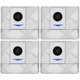 Staubbeutel, 4 Stk., Antibakteriell und geruchsentfernend für Ecovacs Deebot T-series, X-series