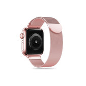 Armband Milaneseband für Apple Watch 8 / 9 / 10 / 11 / SE (40 / 41 / 42 mm), Rose Gold, Tech-Protect
