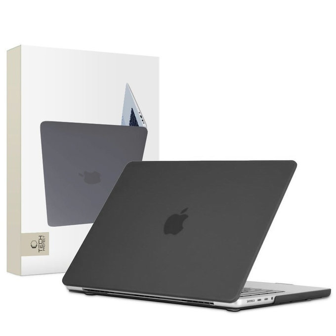 Hülle Smartshell für MacBook Pro 16 M1-M5 / M5 Pro / M5 Pro Max 2021-2026, Matte Black, Tech-Protect