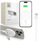 Kabelloses Ladegerät QI15W-A33 Magnetic MagSafe, weiß, Tech-Protect
