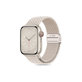 Armband Nylonmag für Apple Watch 8 / 9 / 10 / 11 / SE (40 / 41 / 42 mm), Natural Titanium, Tech-Protect