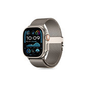 Armband Milano für Apple Watch 8 / 9 / 10 / 11 / SE / Ultra (44 / 45 / 46 / 49 mm), Titanium, Tech-Protect