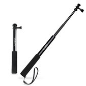 Selfie-Stick mit Stativ GA100 für GoPro / DJI / INSTA360, schwarz, Tech-Protect