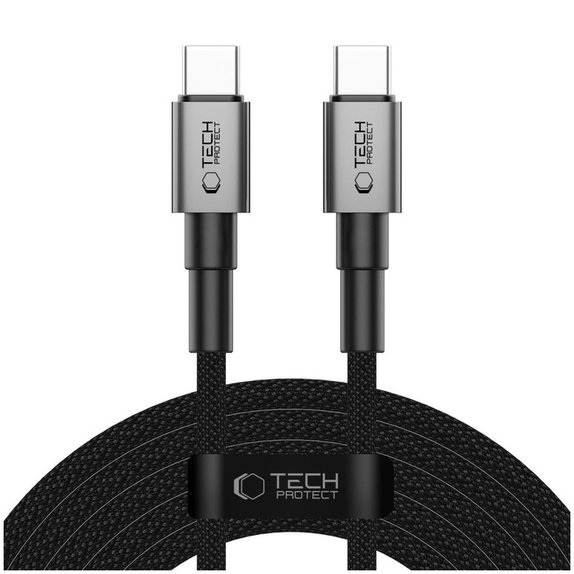 Kabel Ultraboost Dna USB-C Cable PD 100W / 5A 300cm, Iron Grey, Tech-Protect