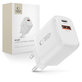 Netzladegerät NCA20 2-PORT PD 20W / QC3.0, weiß, Tech-Protect